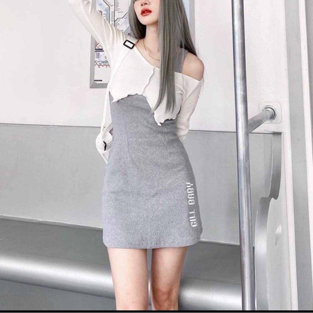 2 pieces bodycon dress